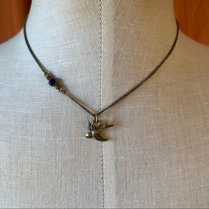 Lucky Brand Bird Charm Necklace